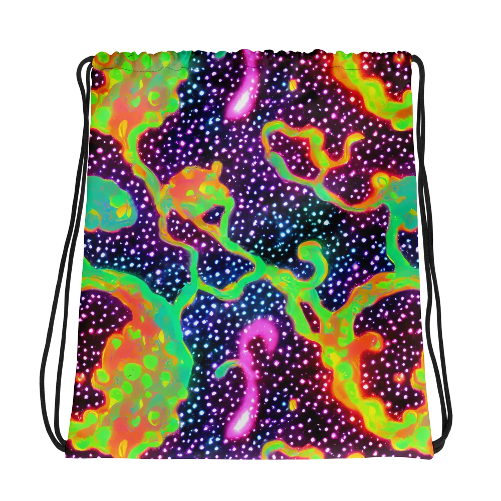 Luminous Lava on Drawstring Bag — Photo