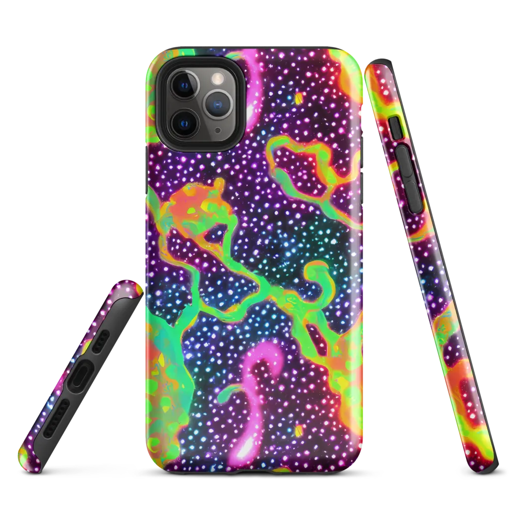Luminous Lava on Tough Case for iPhone® — Front