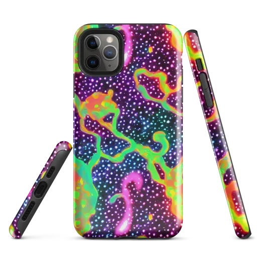 Luminous Lava on a Tough Case for iPhone®