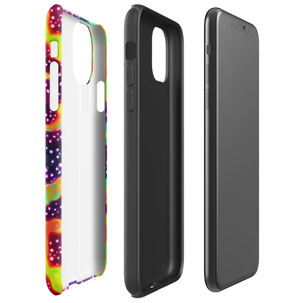 Luminous Lava on Tough Case for iPhone® — Right
