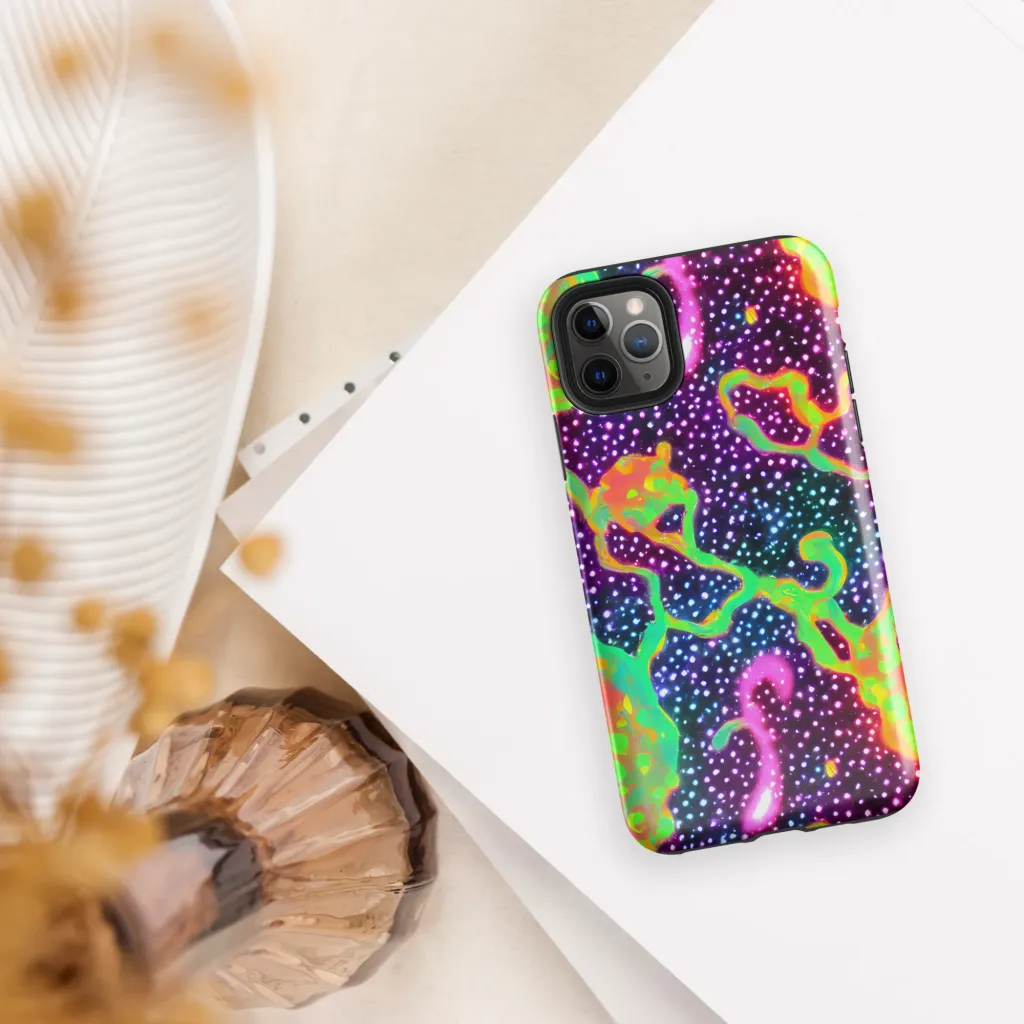 Luminous Lava on Tough Case for iPhone® — Front