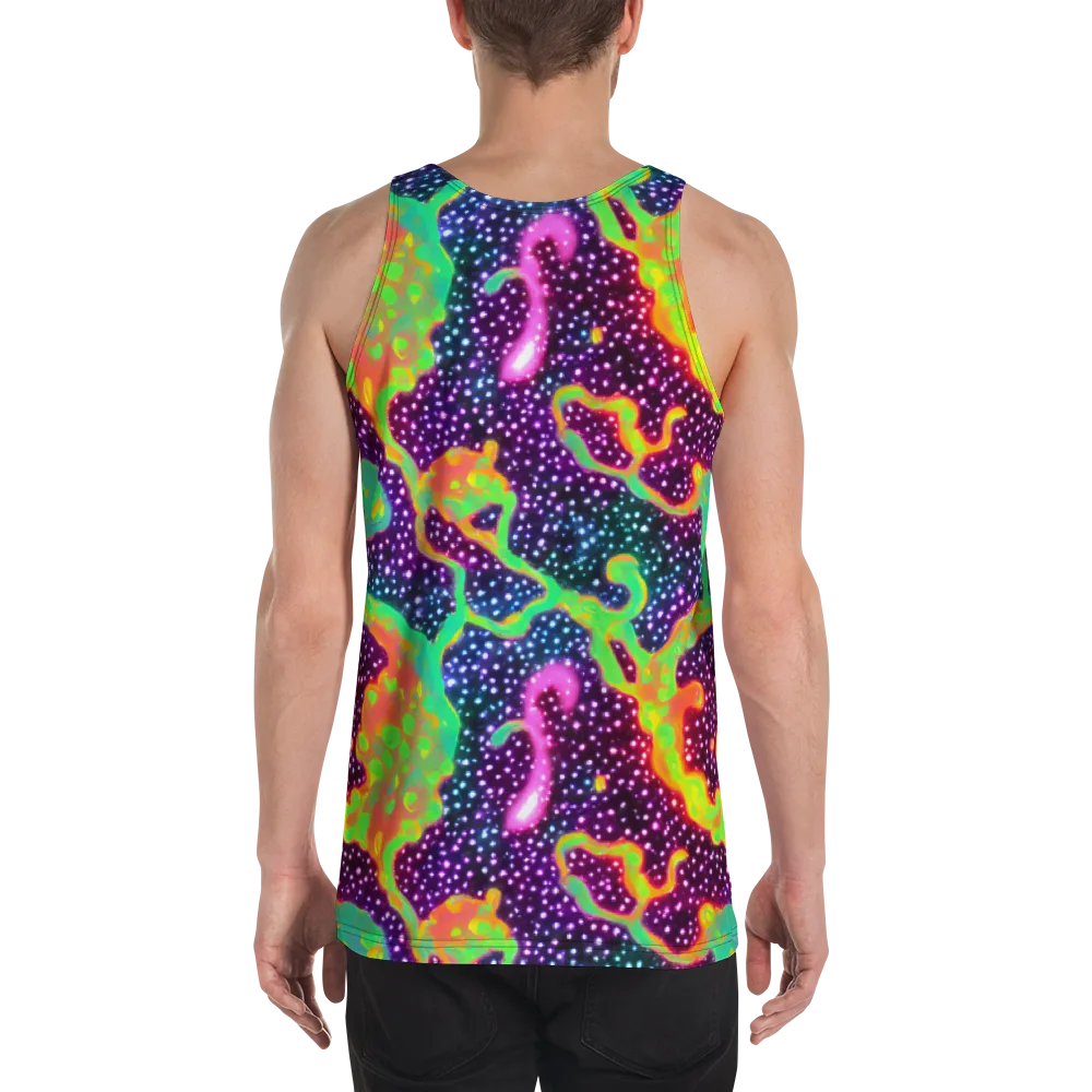 Luminous Lava on Men's Tank Top — Back