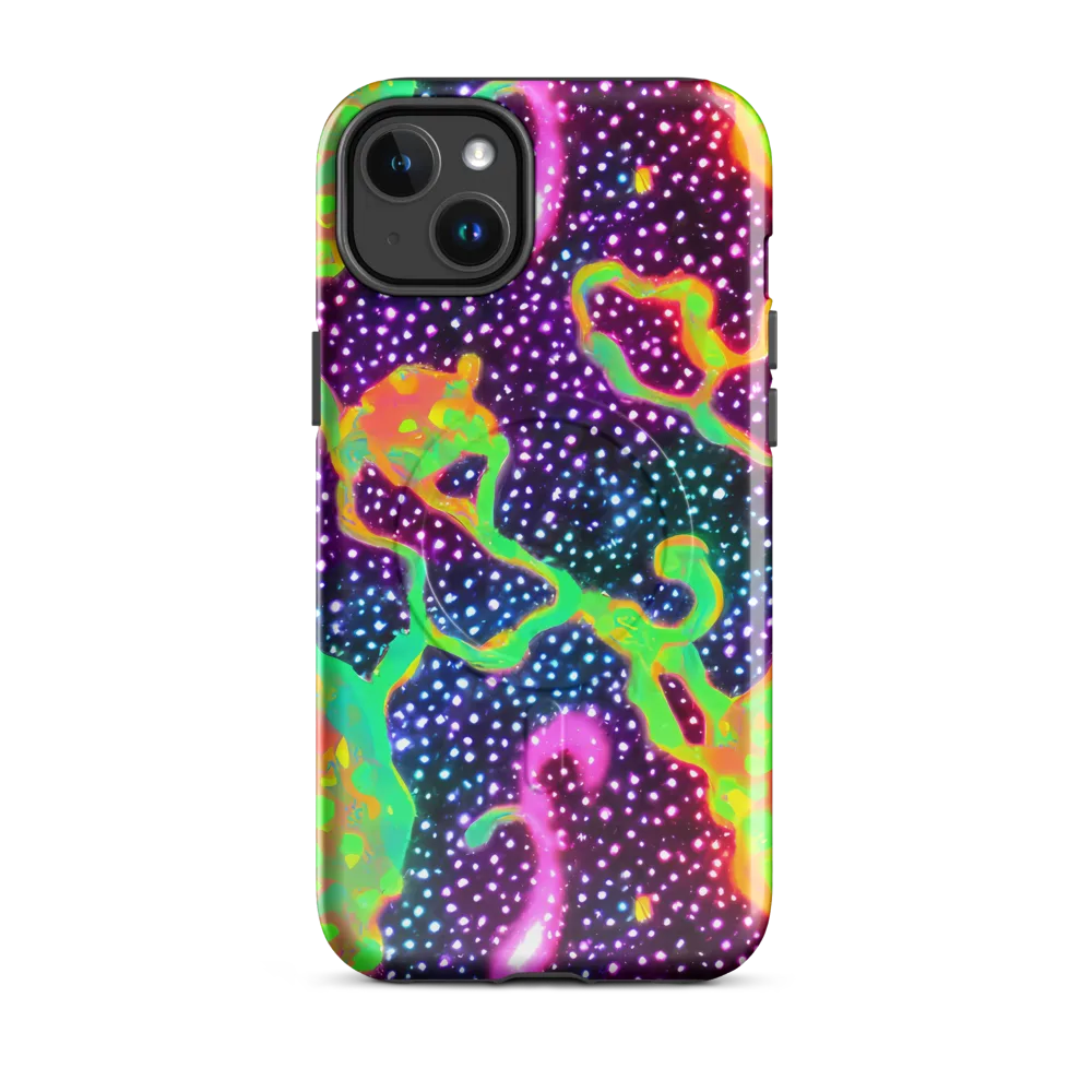 Luminous Lava on MagSafe Tough Case for iPhone® — Front