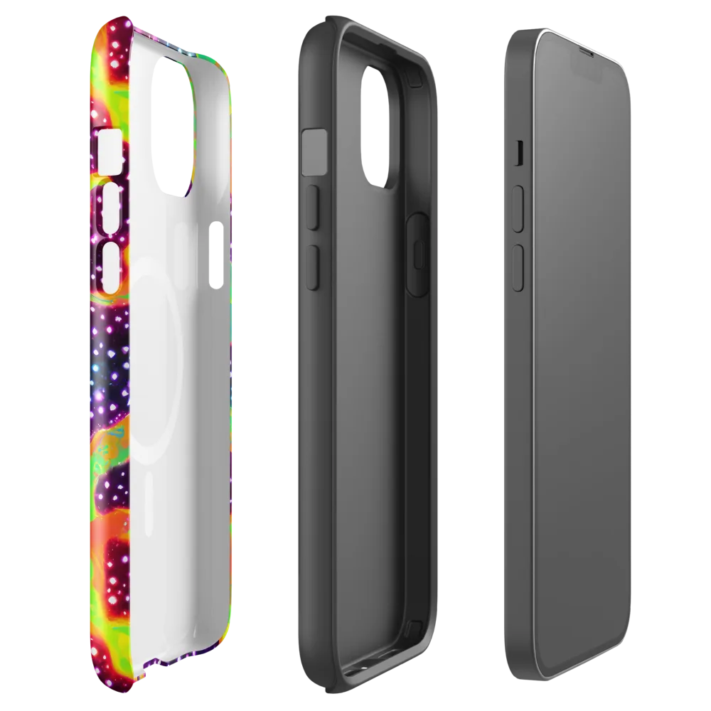 Luminous Lava on MagSafe Tough Case for iPhone® — Front