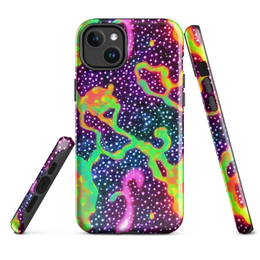 Luminous Lava on a MagSafe Tough Case for iPhone®