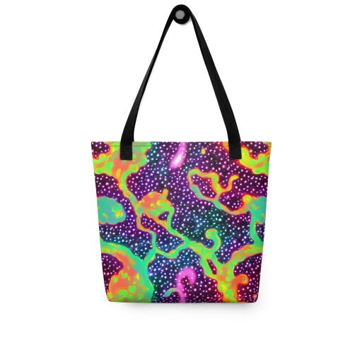 Luminous Lava on a Tote Bag