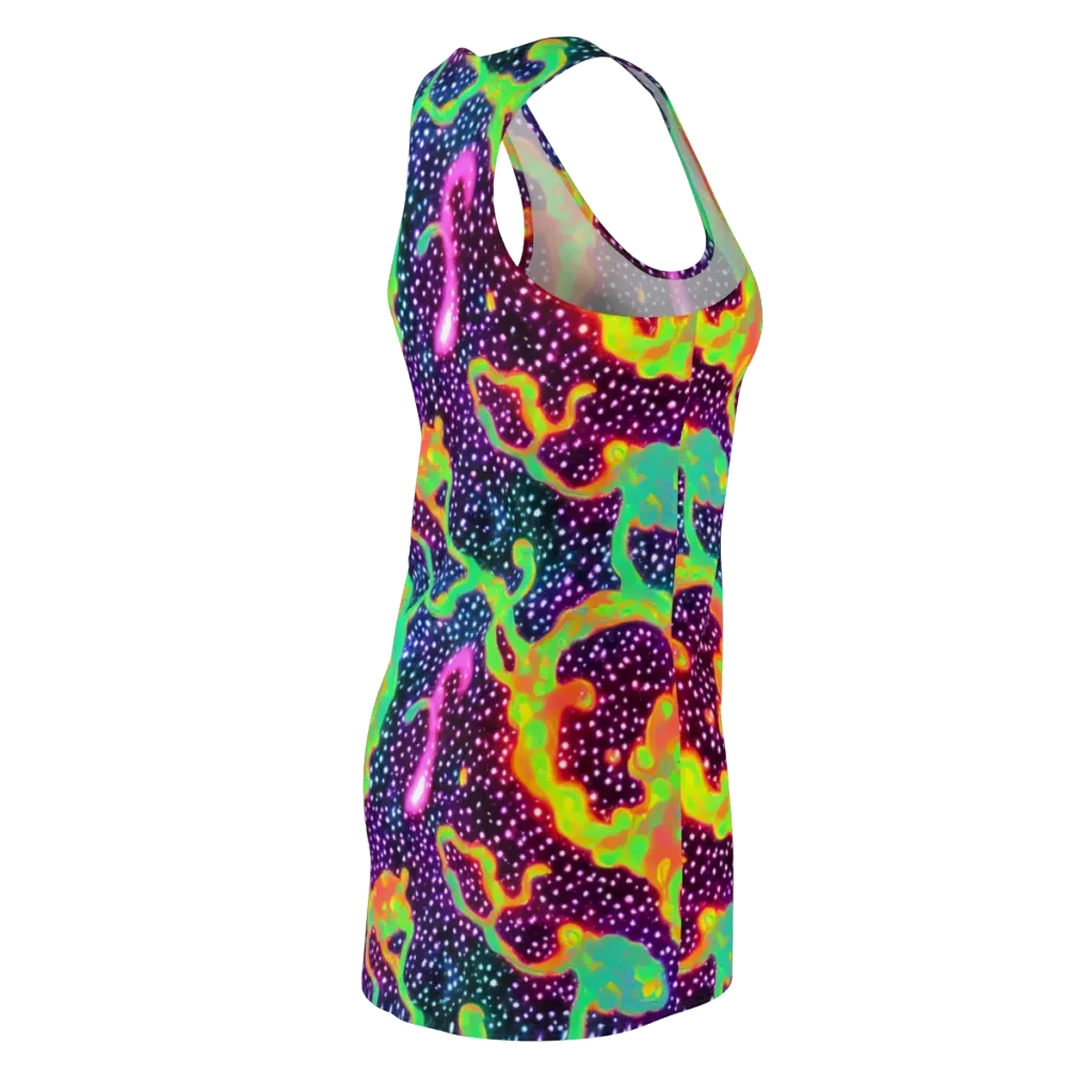 Luminous Lava on Racerback Dress — Back Side