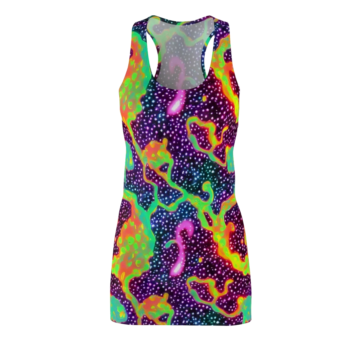 Luminous Lava on Racerback Dress — Front