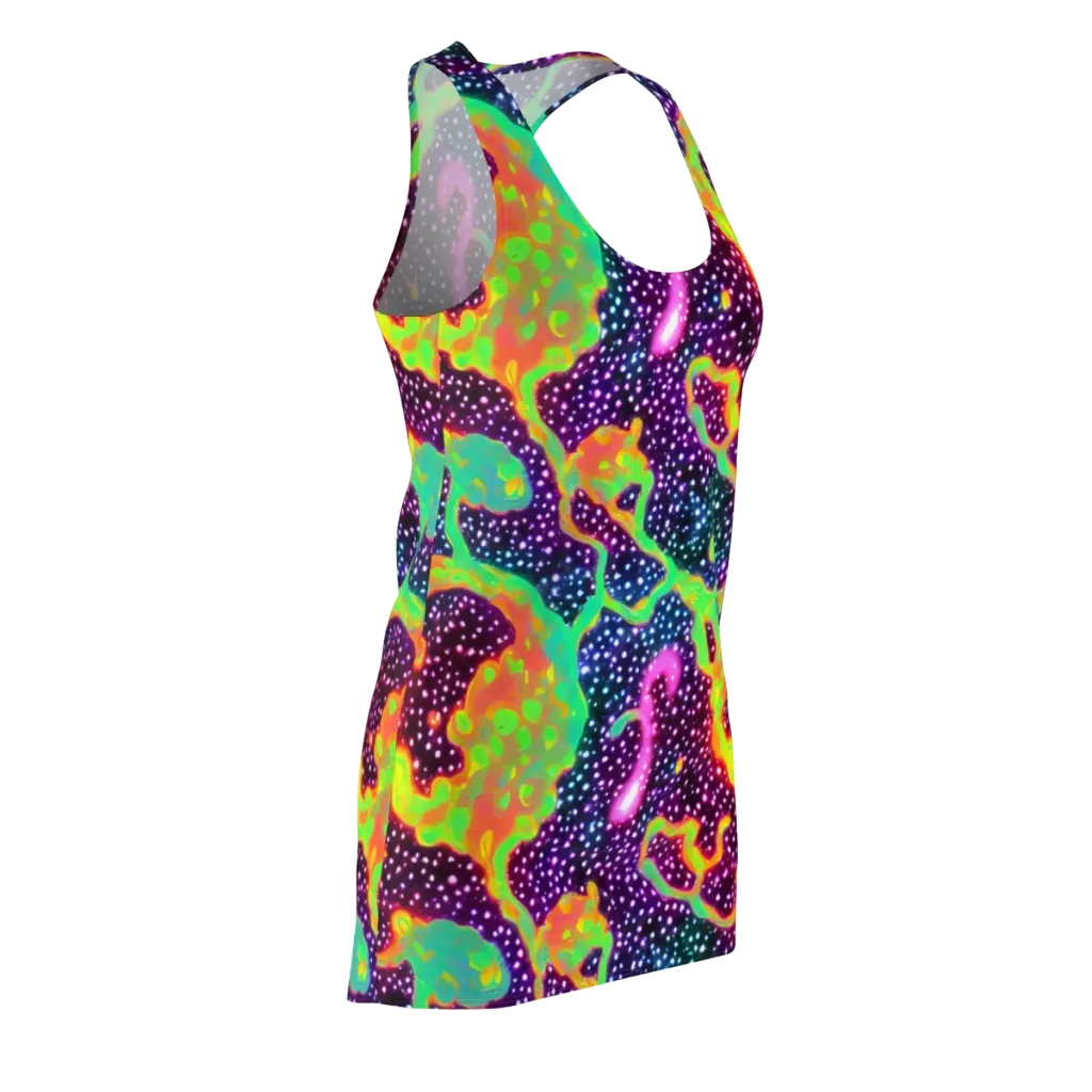 Luminous Lava on Racerback Dress — Front Side