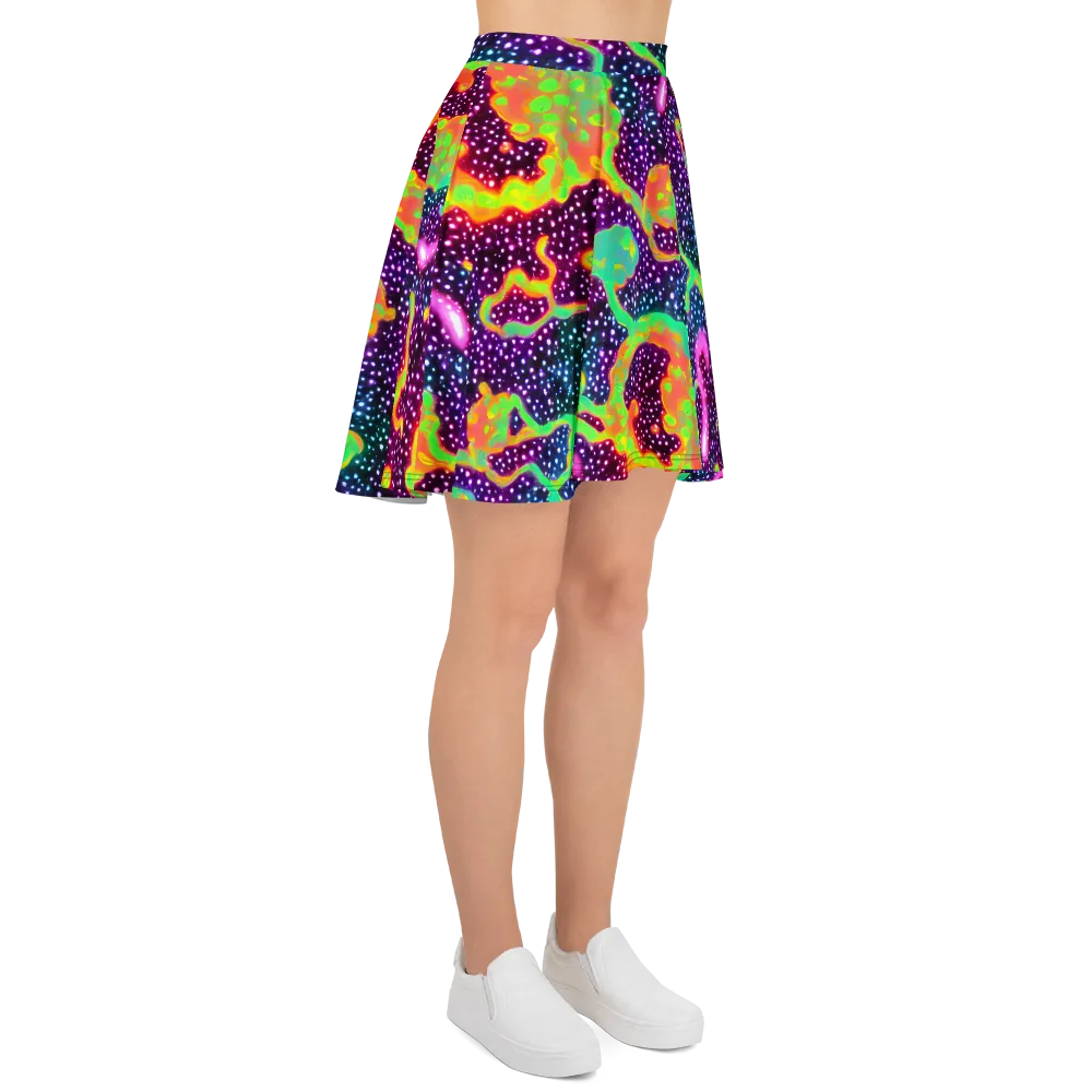 Luminous Lava on Skater Skirt — Right