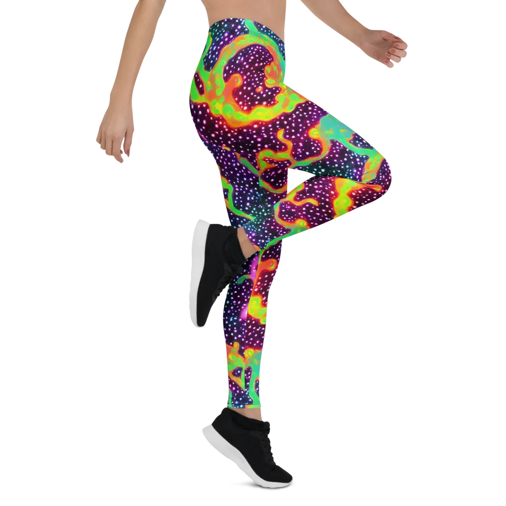 Luminous Lava on Leggings — Right