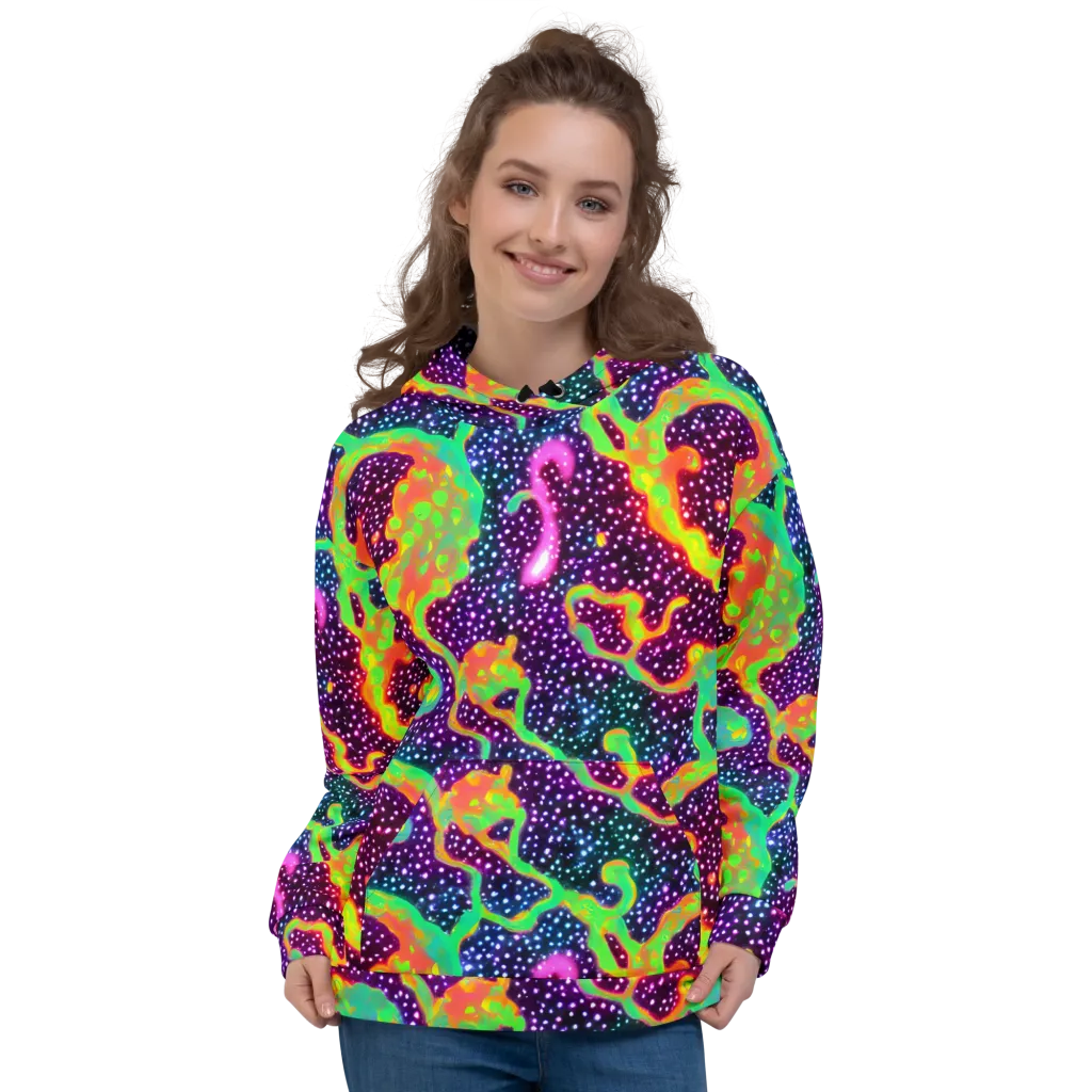 Luminous Lava on Hoodie — Front