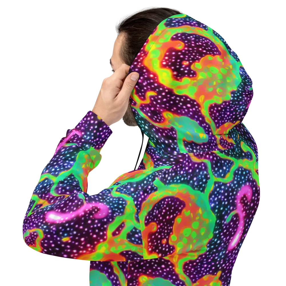Luminous Lava on Hoodie — Back