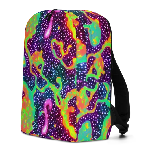 Luminous Lava on a Minimalist Backpack