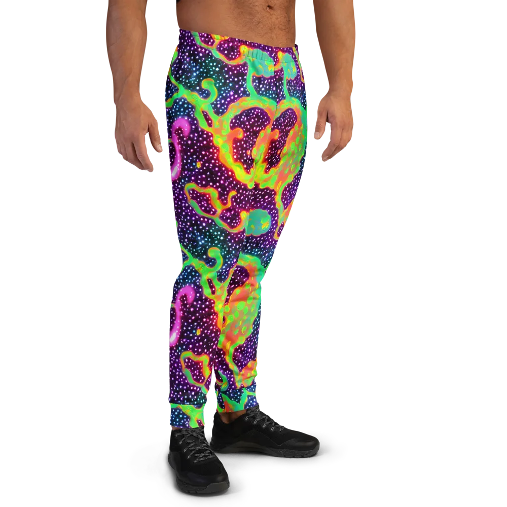 Luminous Lava on Men's Joggers — Right