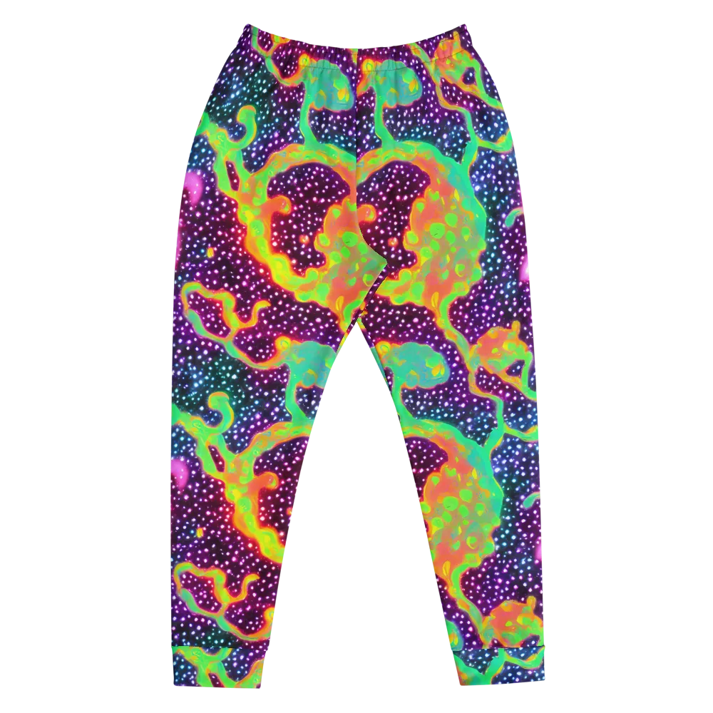 Luminous Lava on Men's Joggers — Front
