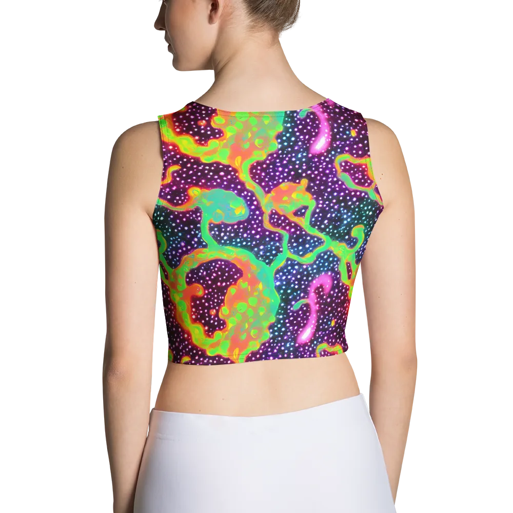 Luminous Lava on Crop Top — Back