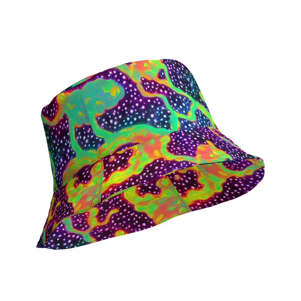 Luminous Lava on Reversible Bucket Hat — Product details Outside