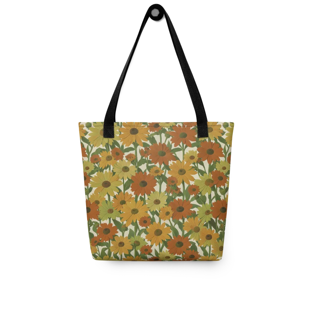 Autumn Sunflower Symphony on Tote Bag — Front
