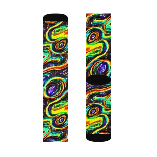 Warped Aurora on a Socks