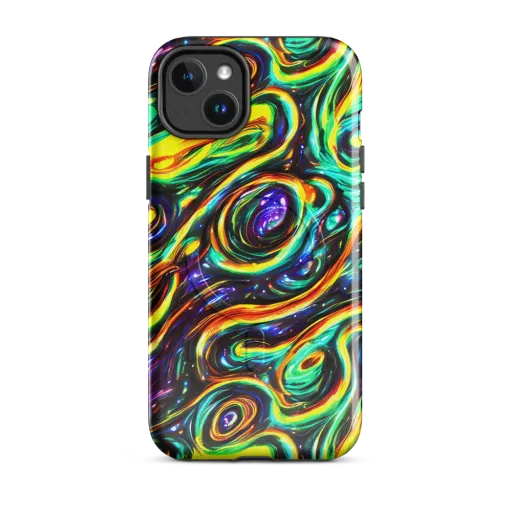 Warped Aurora on a MagSafe Tough Case for iPhone®