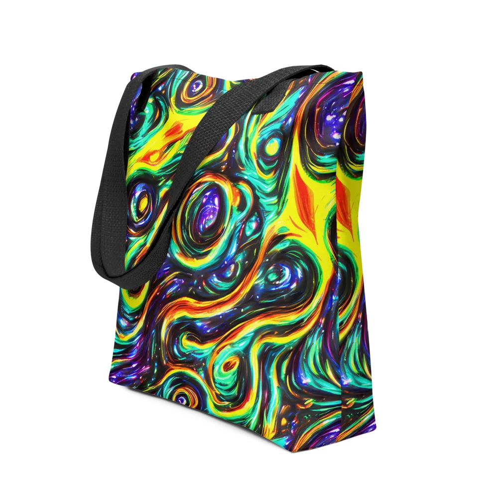 Warped Aurora on Tote Bag — Front