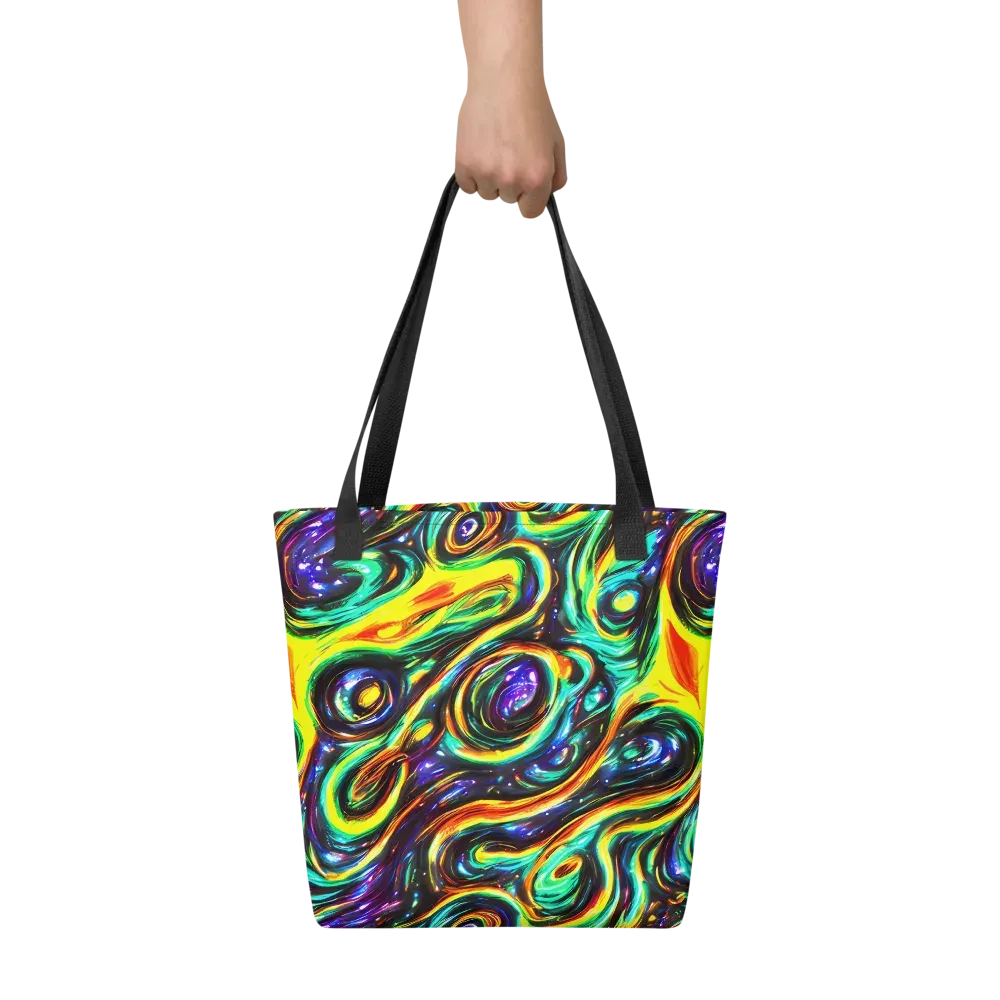 Warped Aurora on Tote Bag — Front