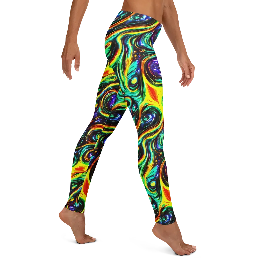 Warped Aurora on Leggings — Right