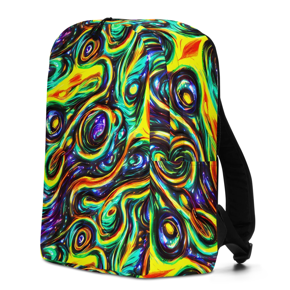 Warped Aurora on Minimalist Backpack — Left