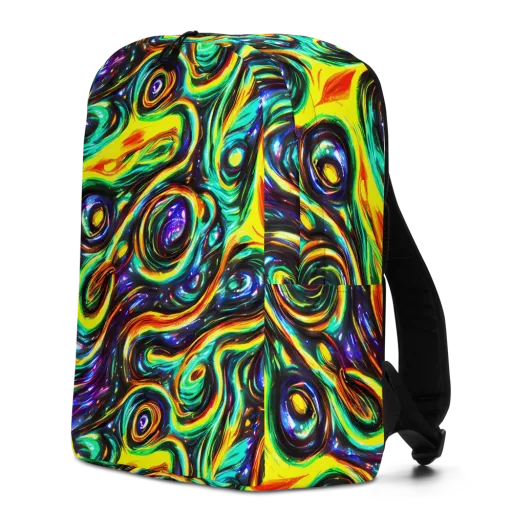 Warped Aurora on a Minimalist Backpack