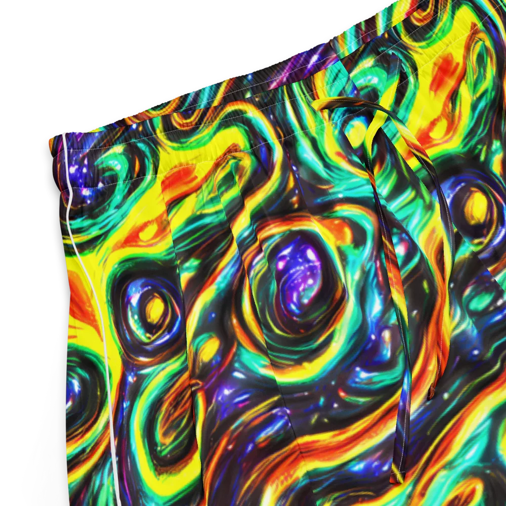 Warped Aurora on Women's Pajama Shorts — Product details