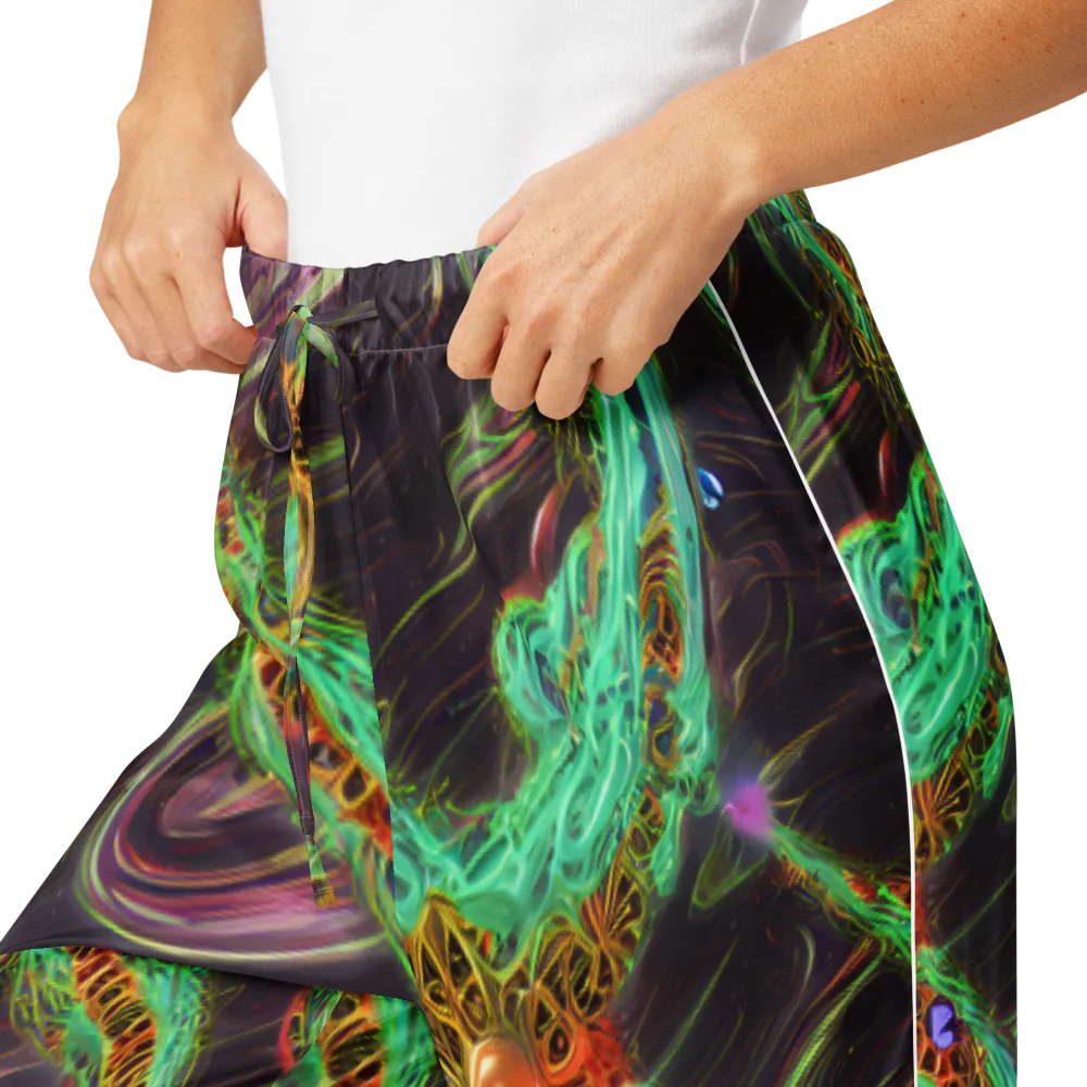 Turquoise Vortex on Women's Pajama Pants — Product details