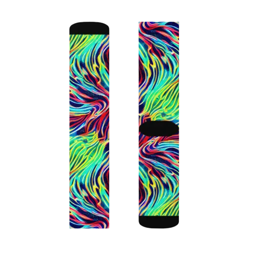 Cobalt Ribbon Reef on a Socks