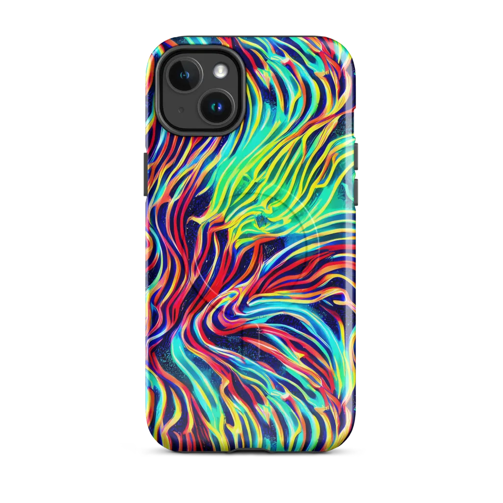 Cobalt Ribbon Reef on MagSafe Tough Case for iPhone® — Front