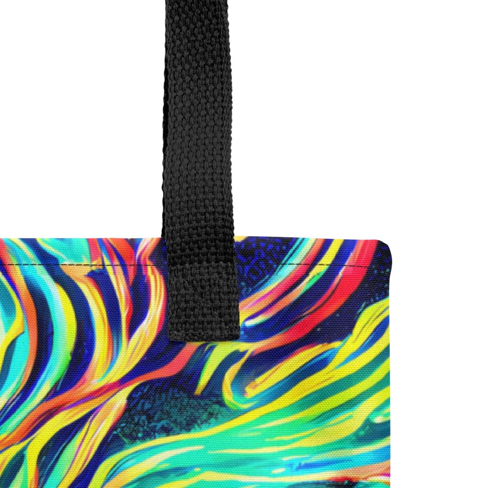 Cobalt Ribbon Reef on Tote Bag — Product details