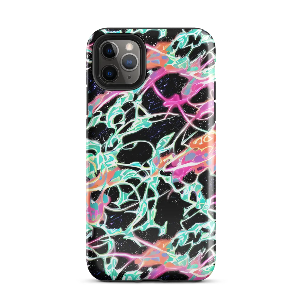 Pixel Lagoon on Tough Case for iPhone® — Front