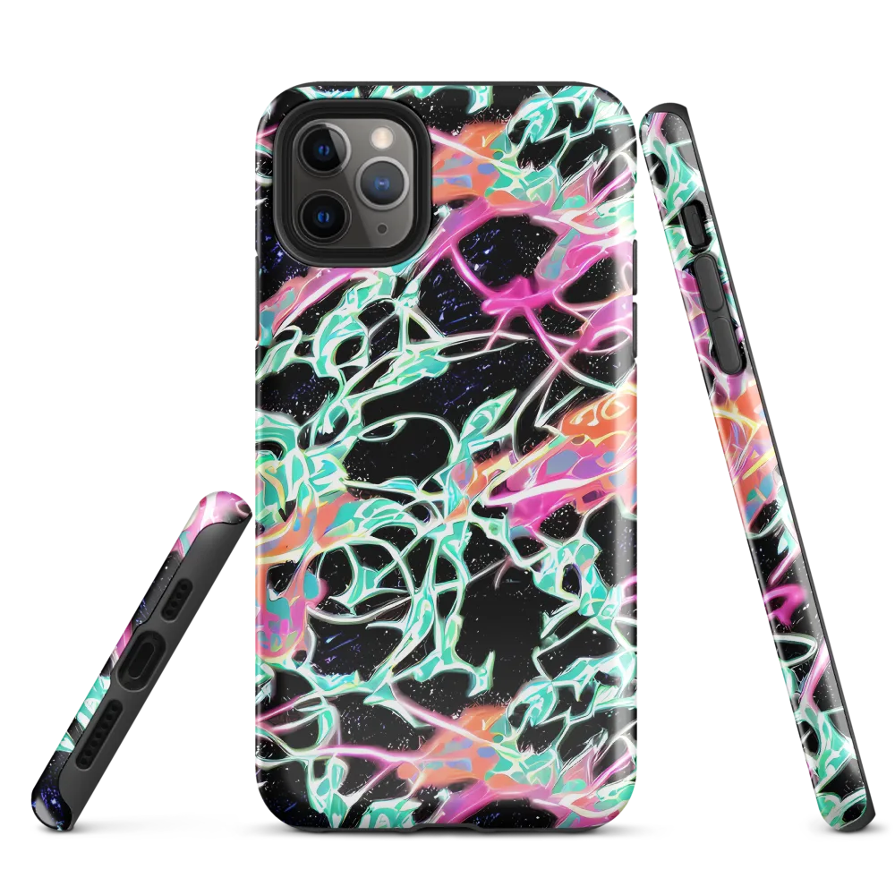 Pixel Lagoon on Tough Case for iPhone® — Front