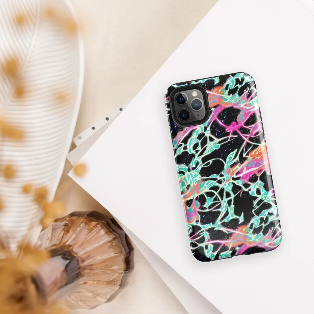 Pixel Lagoon on Tough Case for iPhone® — Front
