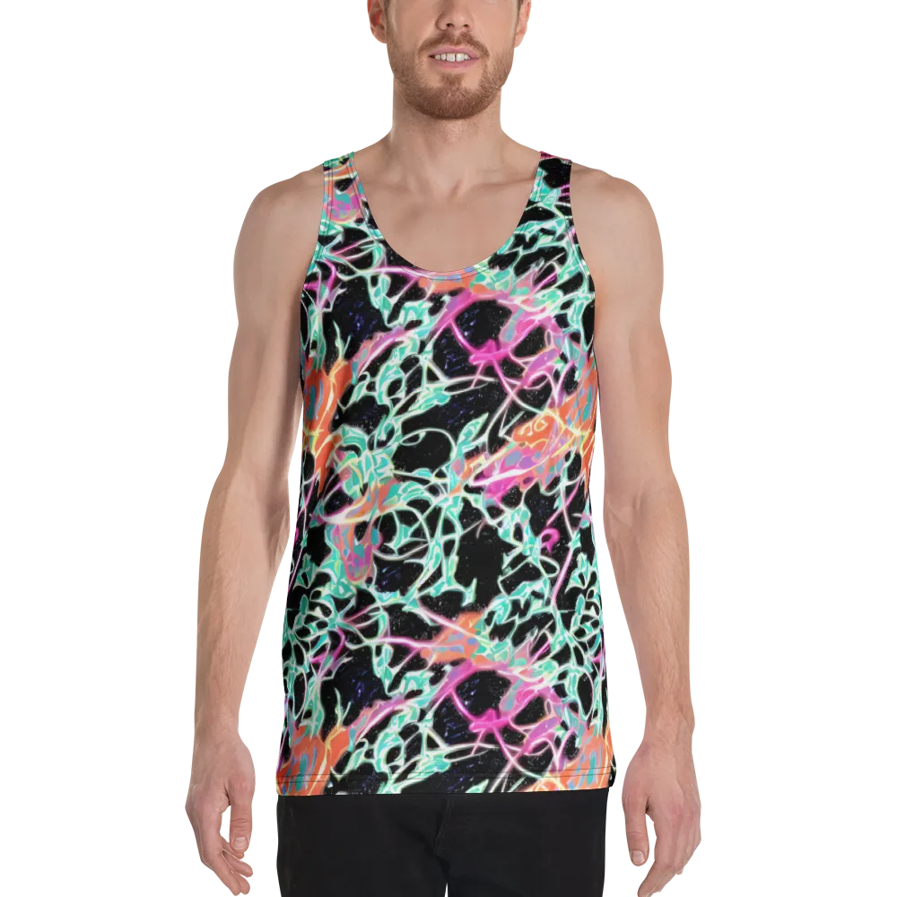 Pixel Lagoon on Men's Tank Top — Front