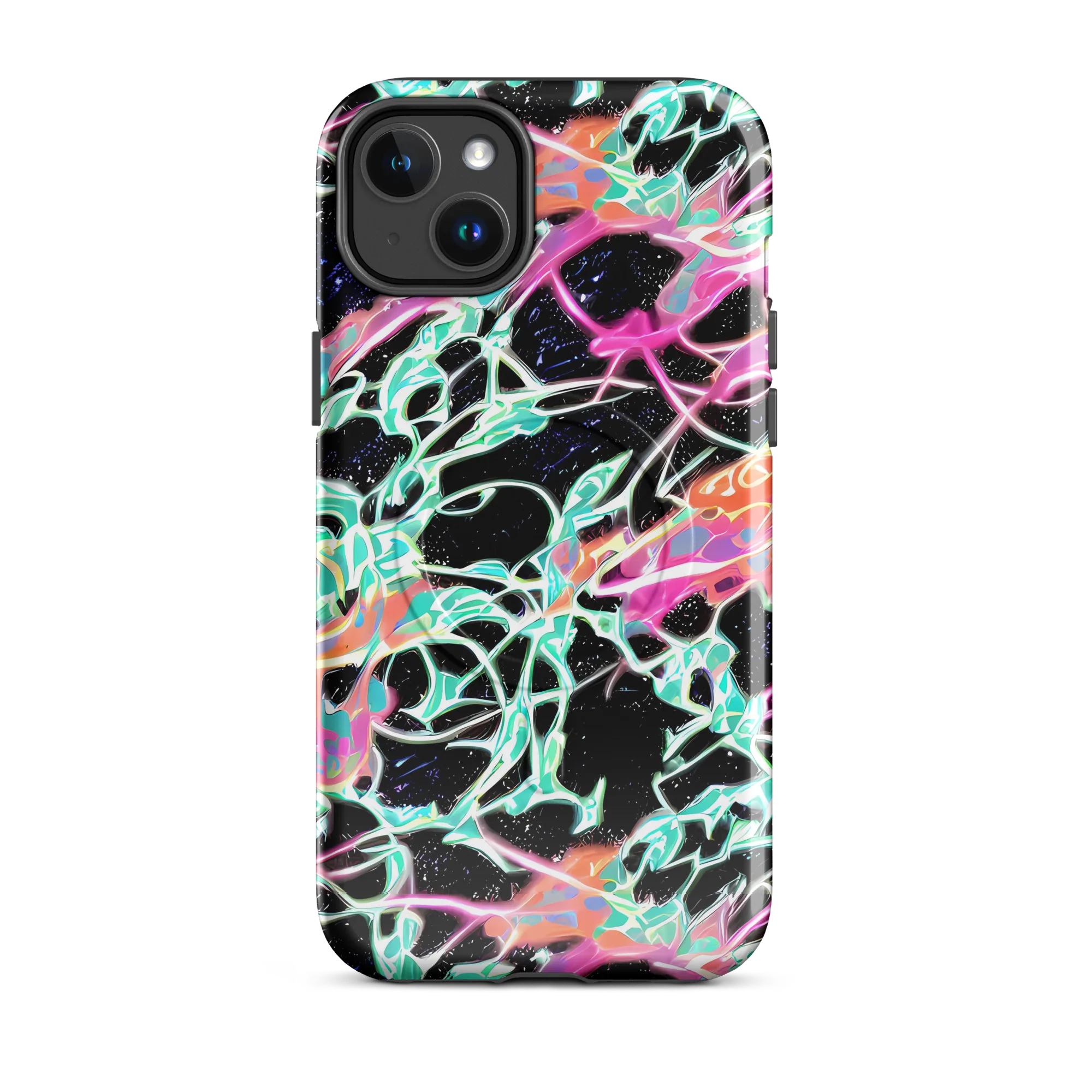 Pixel Lagoon on MagSafe Tough Case for iPhone® — Front