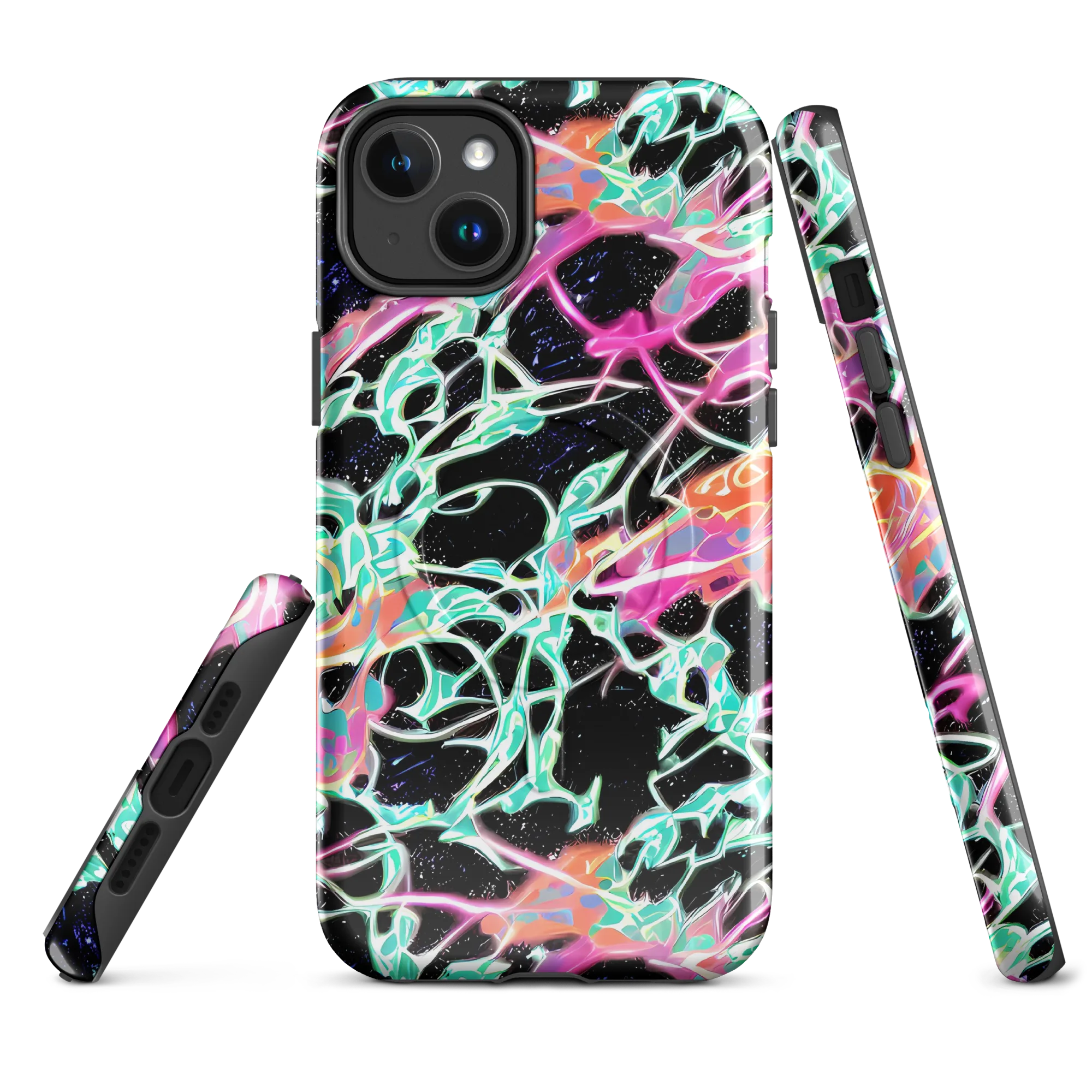 Pixel Lagoon on MagSafe Tough Case for iPhone® — Front