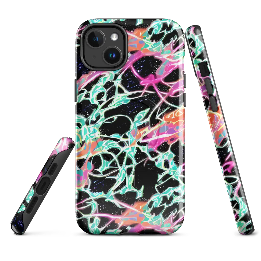 Pixel Lagoon on MagSafe Tough Case for iPhone® — Front