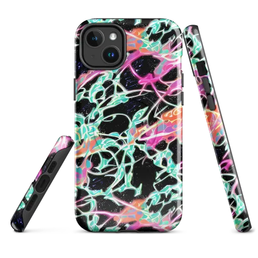 Pixel Lagoon on a MagSafe Tough Case for iPhone®