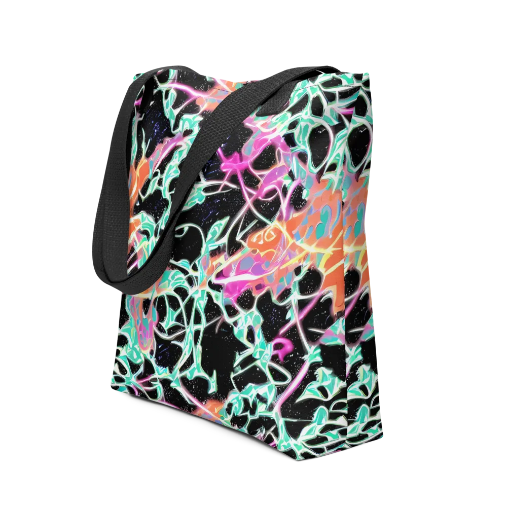 Pixel Lagoon on Tote Bag — Front