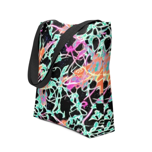 Pixel Lagoon on a Tote Bag