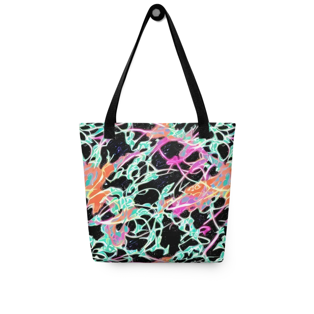 Pixel Lagoon on Tote Bag — Front