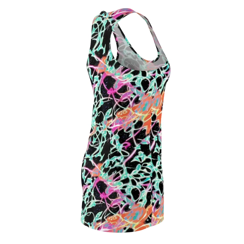 Pixel Lagoon on Racerback Dress — Back Side