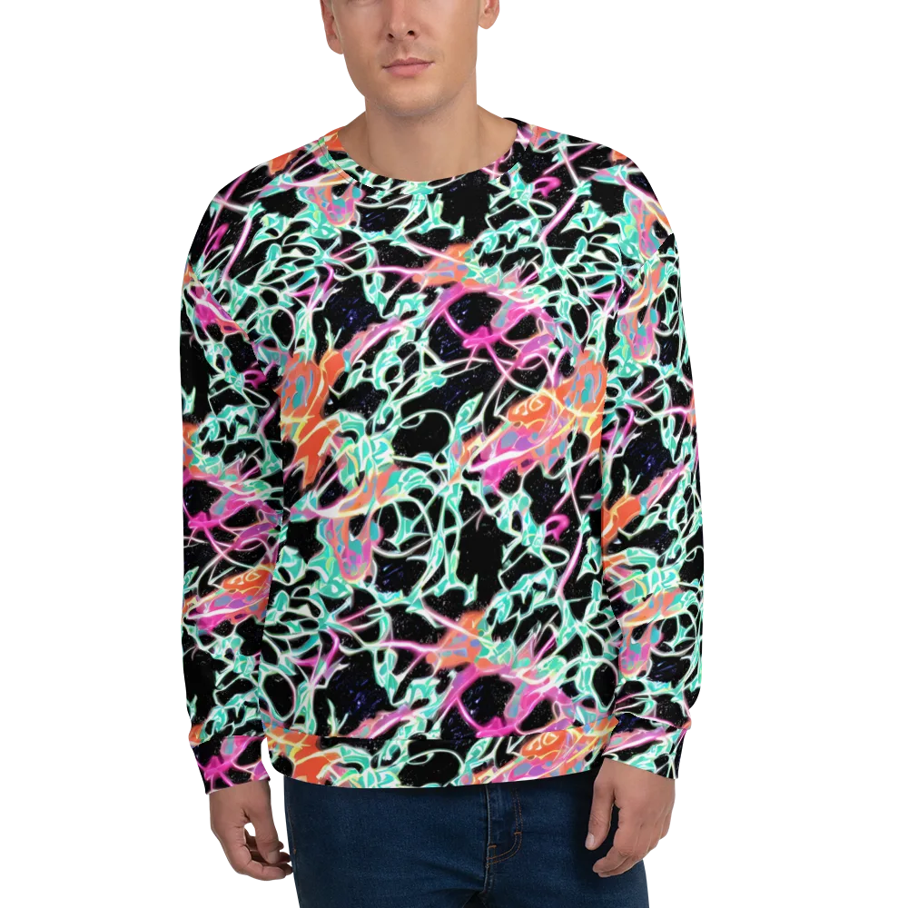Pixel Lagoon on Sweatshirt — Front
