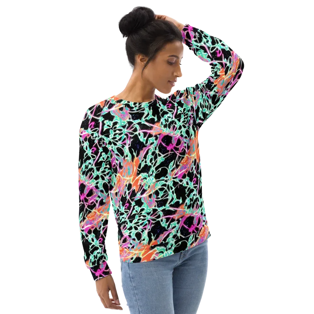 Pixel Lagoon on Sweatshirt — Right Front