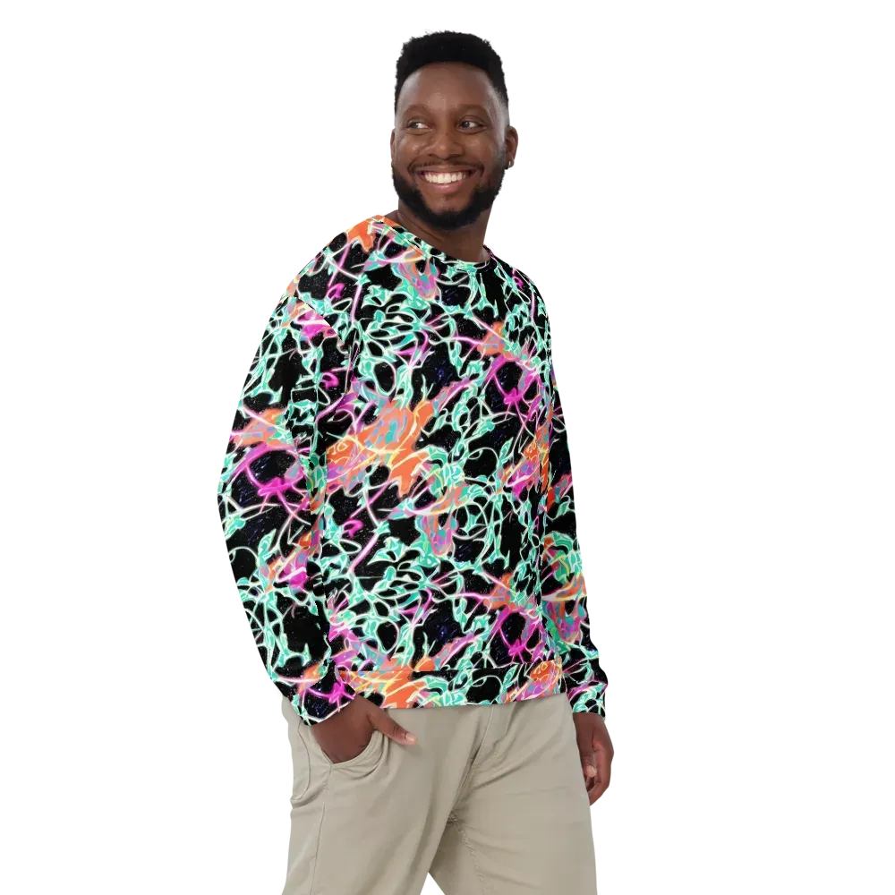 Pixel Lagoon on Sweatshirt — Front